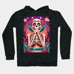 "The Camper" Skeleton Tarot Card Hoodie